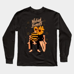 Bee and Flower Long Sleeve T-Shirt